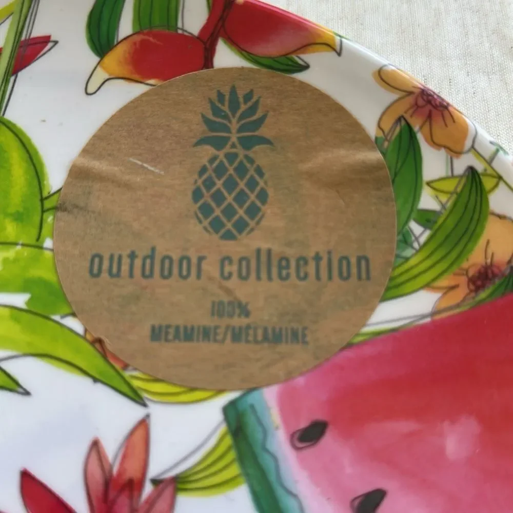 Outdoor Collection Melamine Set of 4 Plates